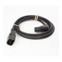 ACT Cable de alimentación C14 a C15 con conector en ángulo derecho, 2 m, negro