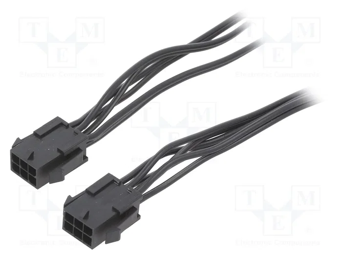 ESPE Cable de alimentación Micro-Fit 3.0 Macho-Macho 6 PIN 0,6m ESPE Cable de alimentación Micro-Fit 3.0 Macho-Macho 6 PIN 0,6m