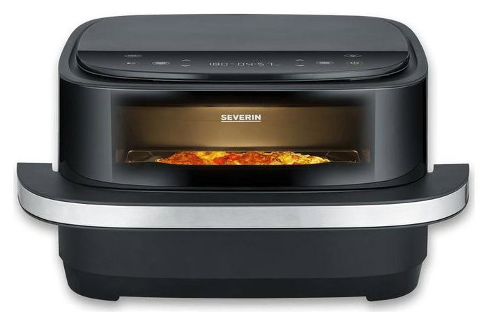 Severin FR2464 Freidora de aire de 4L, 2100W, 10 programas