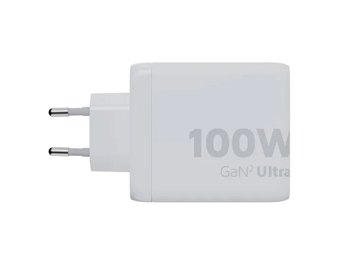 Xtorm Cargador de pared XEC100 100W GaN² 2xUSB-C y 1xUSB-A Blanco
