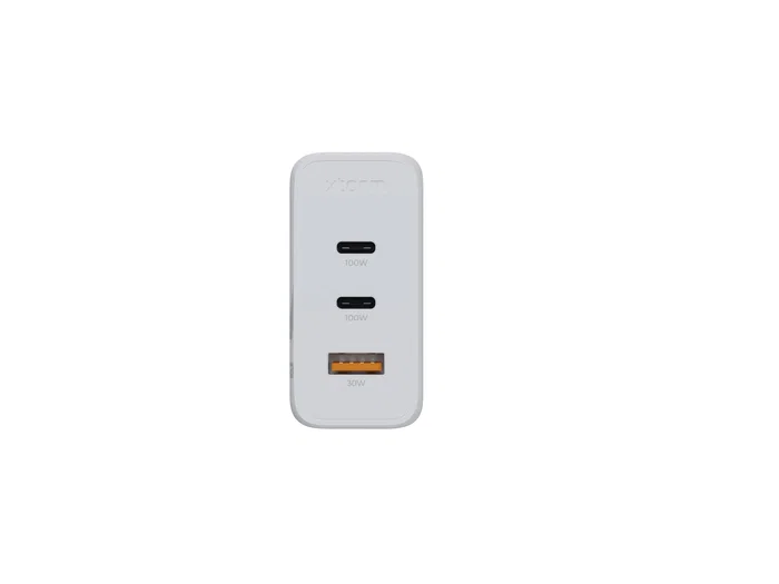 Xtorm Cargador de pared XEC100 100W GaN² 2xUSB-C y 1xUSB-A Blanco