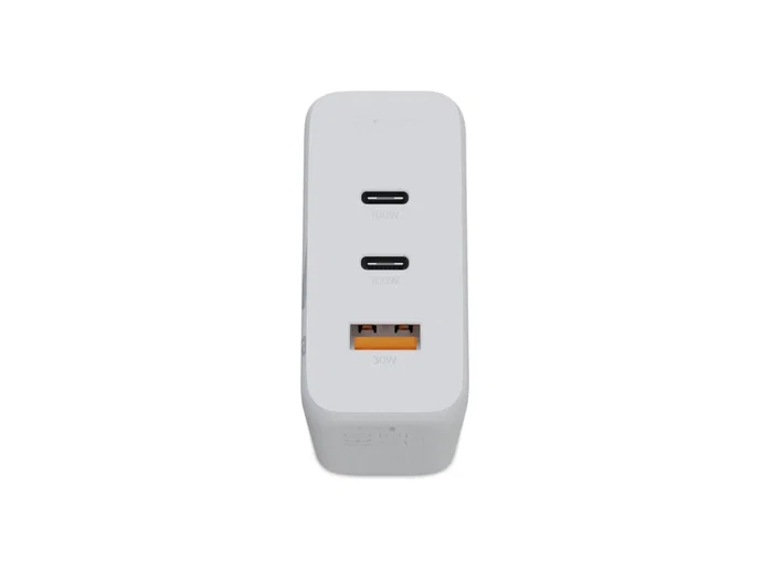Xtorm Cargador de pared XEC100 100W GaN² 2xUSB-C y 1xUSB-A Blanco