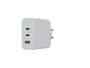 Xtorm Cargador de pared XEC100 100W GaN² 2xUSB-C y 1xUSB-A Blanco