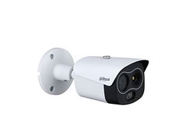 Dahua DHI-TPC-BF1241-B10F12-DW-S8 Cámara IP Bullet Híbrida Térmica + Visible 4MP Lente 10+12mm IR 30m IP67 PoE