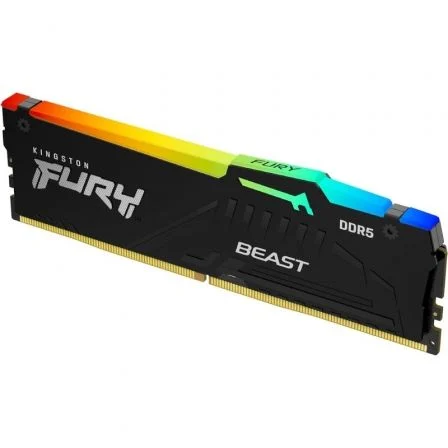 Kingston KF560C30BBEA-32 Memoria RAM Fury Beast RGB DDR5 32GB 6000MHz CL30 DIMM EXPO XMP Kingston KF560C30BBEA-32 Memoria RAM Fury Beast RGB DDR5 32GB 6000MHz CL30 DIMM EXPO XMP