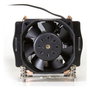 Dynatron A24 Enfriador de CPU para AMD AM4 AM5 Zócalo Procesador, PWM, 2U, Negro/Plata