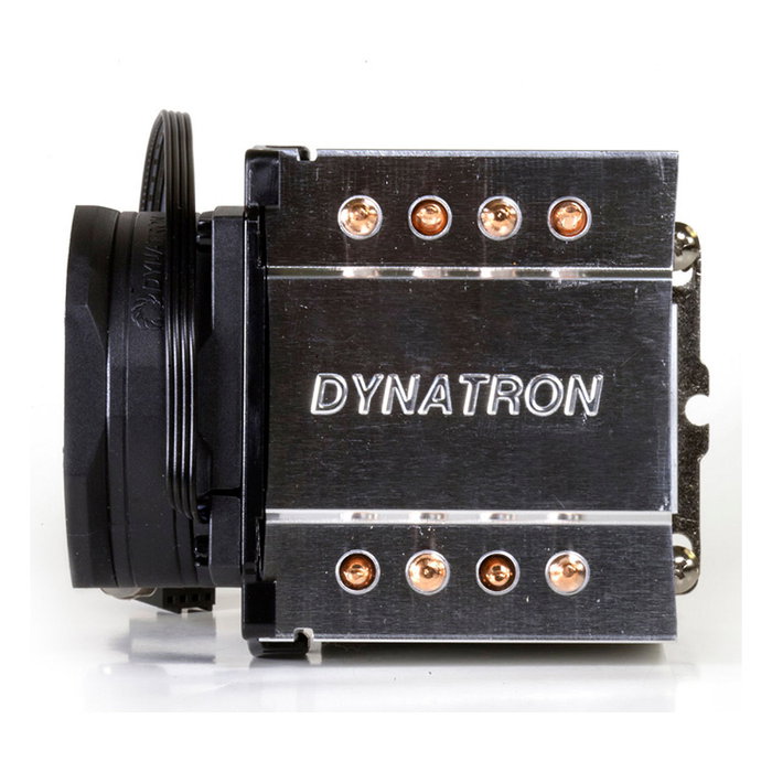 Dynatron A24 Enfriador de CPU para AMD AM4 AM5 Zócalo Procesador, PWM, 2U, Negro/Plata