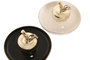 DKD Home Decor Anillero de Porcelana Manzana Surtido de 2 Unidades