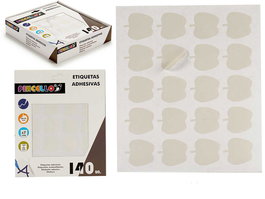 Pincello Etiquetas Adhesivas 22x49mm Manzanas 7P (Set de 120)