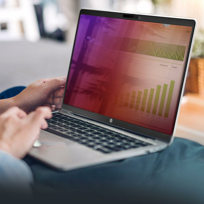 Filtro de privacidad dorado para port til 16:9 de 14in