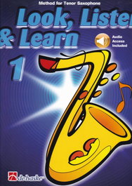 DE HASKE 1.SAXOPHONE.(LOOK, LISTEN & LEARN)