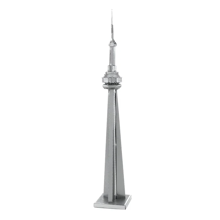 Fascinations Metal Earth CN Tower Toronto - Maqueta 3D de Acero para Construir - Juego de Construcción de Metal Sin Pegamento ni Soldadura - Dificultad Moderada