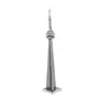 Fascinations Metal Earth CN Tower Toronto - Maqueta 3D de Acero para Construir - Juego de Construcción de Metal Sin Pegamento ni Soldadura - Dificultad Moderada