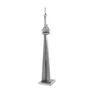 Fascinations Metal Earth CN Tower Toronto - Maqueta 3D de Acero para Construir - Juego de Construcción de Metal Sin Pegamento ni Soldadura - Dificultad Moderada