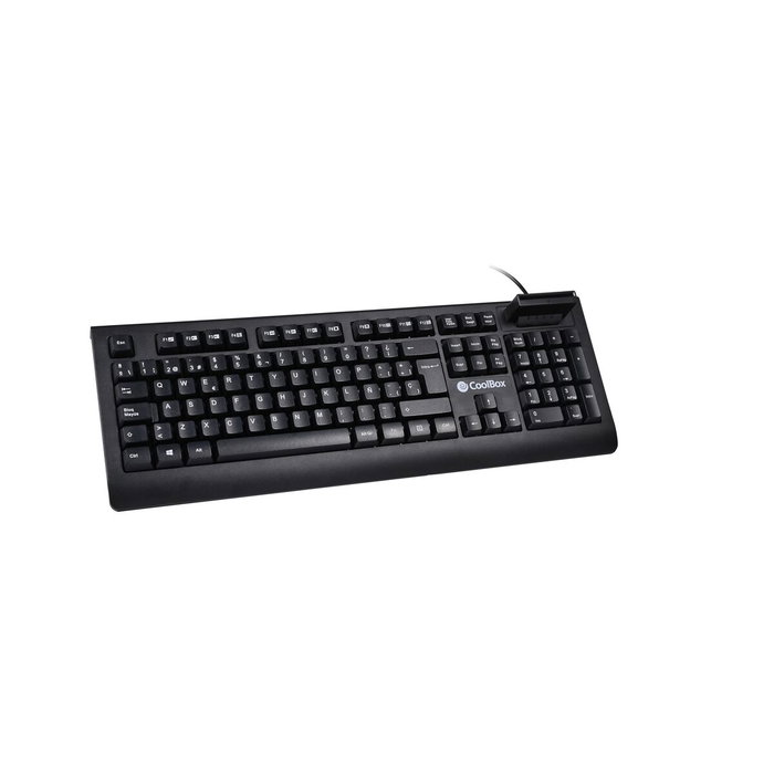 Coolbox Teclado con Lector DNIe V4 Negro Coolbox Teclado con Lector DNIe V4 Negro