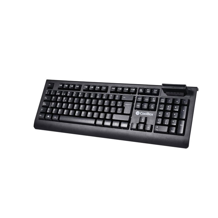 Coolbox Teclado con Lector DNIe V4 Negro Coolbox Teclado con Lector DNIe V4 Negro