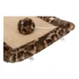 TRIXIE Alfombrilla Rascadora para Gatos Estampado Leopardo Marrón LEO 55 x 35 cm TRI4011905816142
