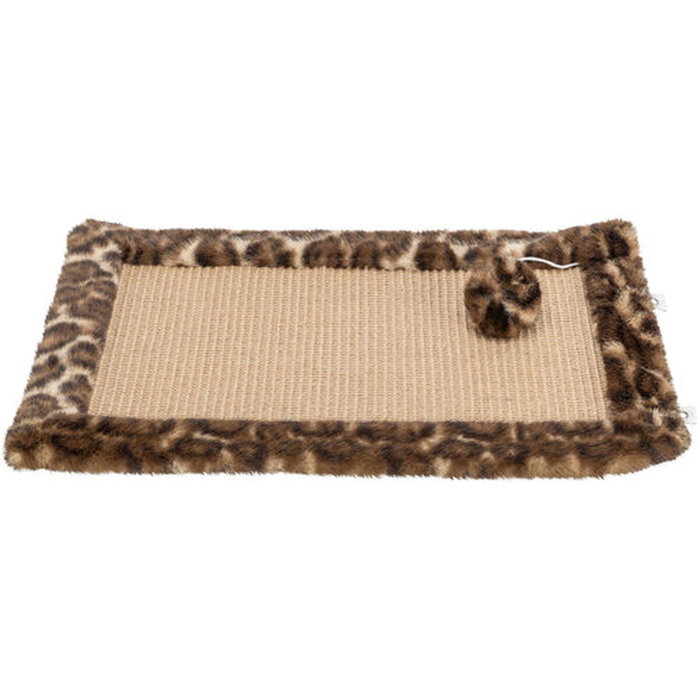 Rascador para Gatos Trixie Leo Marrón Poliéster Sisal EVA 55 x 35 cm Alfombra