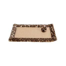 Rascador para Gatos Trixie Leo Marrón Poliéster Sisal EVA 55 x 35 cm Alfombra