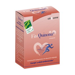 FitoQuinona 10 60 cápsulas Complemento Alimenticio Coenzima Q10 Absorción Mejorada Fitosoma