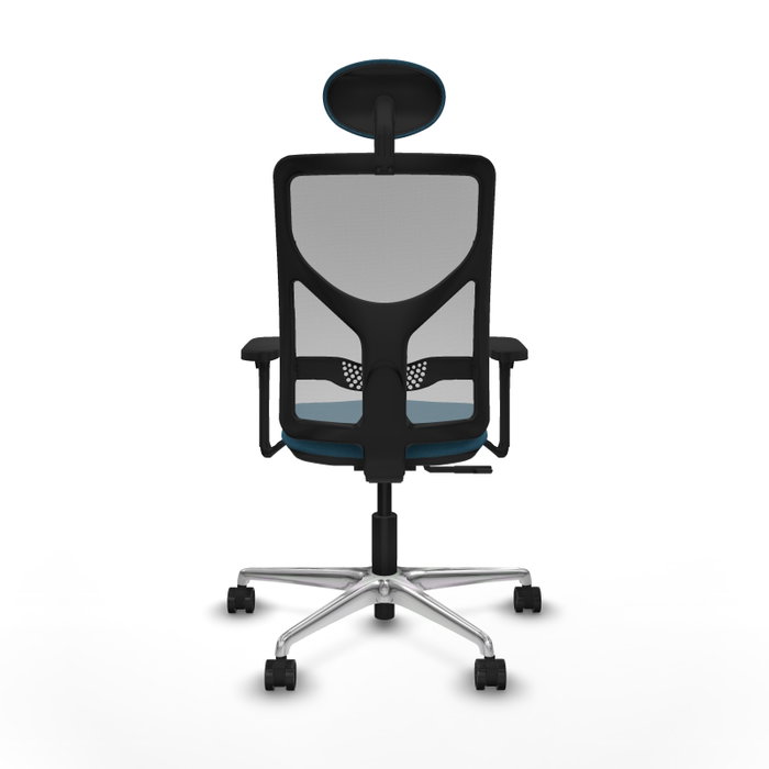 PIQUERAS Y CRESPO Silla de oficina Motilla con mecanismo Sincro, Verde petróleo y Gris PIQUERAS Y CRESPO Silla de oficina Motilla con mecanismo Sincro, Verde petróleo y Gris