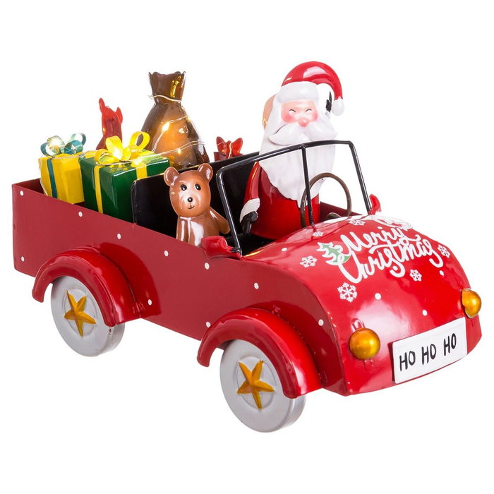 Adorno Navideño Multicolor Papá Noel 26,5 x 13,5 x 16 cm Adorno Navideño Multicolor Papá Noel 26,5 x 13,5 x 16 cm