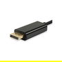 EQUIP Adaptador USB-C a DisplayPort 4K60Hz 1.8m Macho a Macho Negro