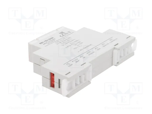 RELPOL RPI-1ZI-U24A Relé de instalación monoestable SPST-NO 16A 24V AC/DC
