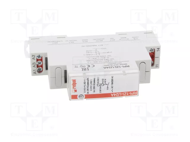 RELPOL RPI-1ZI-U24A Relé de instalación monoestable SPST-NO 16A 24V AC/DC