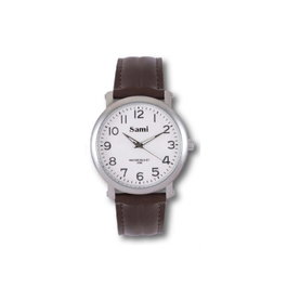 SAMI Reloj sami hombre redondo piel cierre mariposa