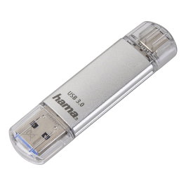 Hama C-Laeta USB Flash Drive 32 GB Plata