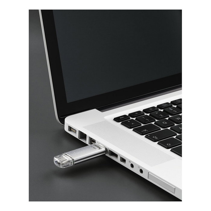 Hama C-Laeta USB Flash Drive 32 GB Plata Hama C-Laeta USB Flash Drive 32 GB Plata
