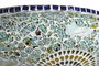 DKD Home Decor Lámpara Techo Arabe Multicolor Cristal 38 x 14 x 38 cm (2 Unidades)