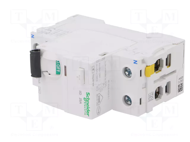 SCHNEIDER ELECTRIC Interruptor diferencial ACTI9 25A 30mA 2 polos SCHNEIDER ELECTRIC Interruptor diferencial ACTI9 25A 30mA 2 polos