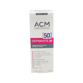 ACM LABORATOIRES Depiwhite M Pantalla Solar SPF 50+ 40ml para Prevenir Manchas del Embarazo