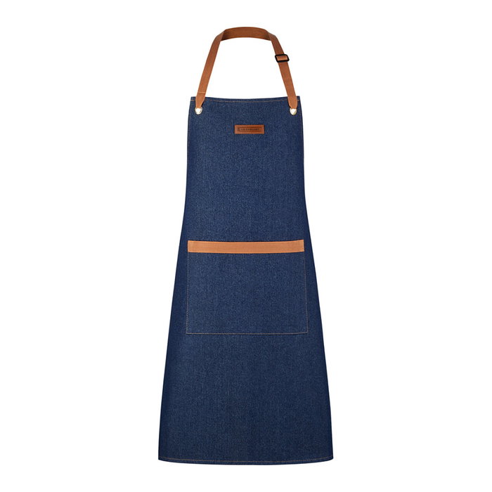 Le Creuset Delantal de Chef Denim Azul Oscuro 88cm Le Creuset Delantal de Chef Denim Azul Oscuro 88cm