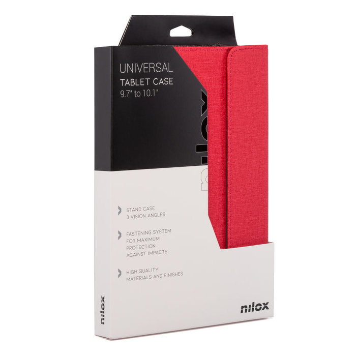 Nilox Funda Universal para Tablet de 9.7 a 10.5 Pulgadas Roja