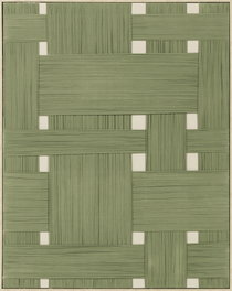 DKD Home Decor Cuadro Lino Lienzo 80x100 cm Verde Moderno Tapizado