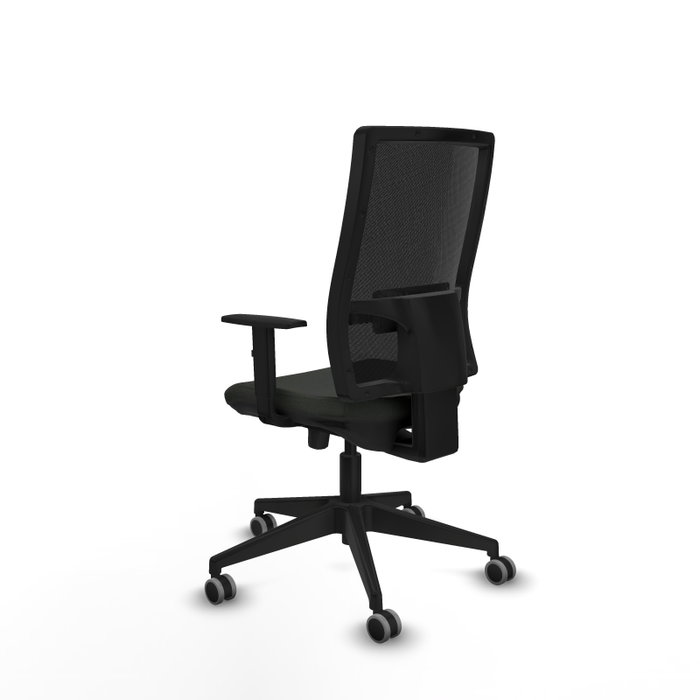 PIQUERAS Y CRESPO Silla de oficina Horna Sincro/Traslack Negro