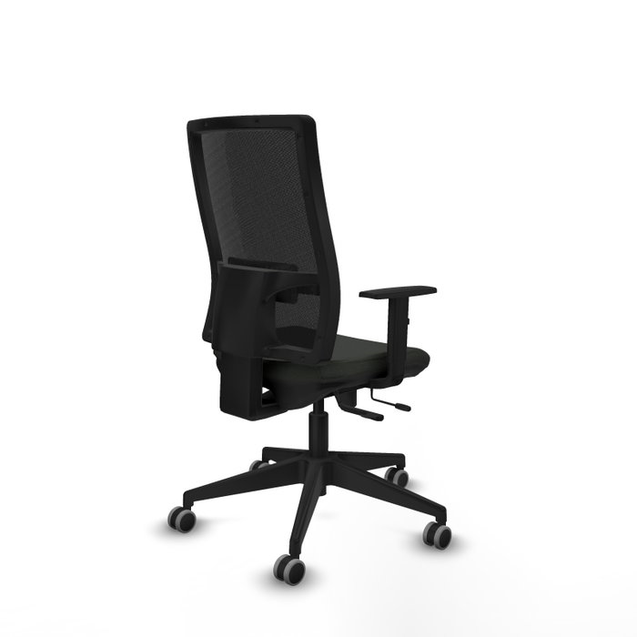 PIQUERAS Y CRESPO Silla de oficina Horna Sincro/Traslack Negro