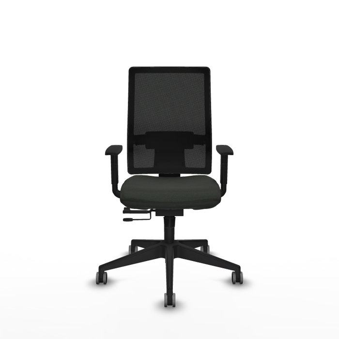 PIQUERAS Y CRESPO Silla de oficina Horna Sincro/Traslack Negro