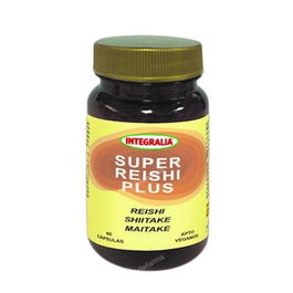 INTEGRALIA Super Reishi Plus 60 Caps - Complemento Alimenticio de Extracto de Setas Reishi
