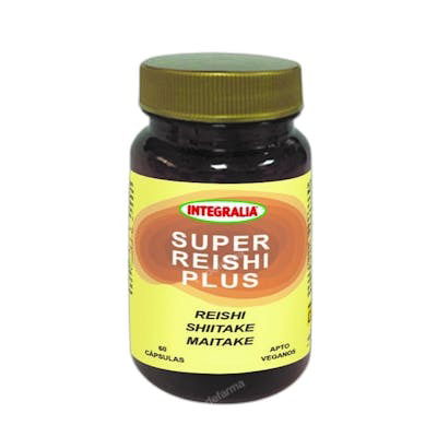 INTEGRALIA Super Reishi Plus 60 Caps - Complemento Alimenticio de Extracto de Setas Reishi INTEGRALIA Super Reishi Plus 60 Caps - Complemento Alimenticio de Extracto de Setas Reishi