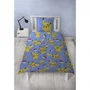 Pokemon POK3700891714341 Juego de Cama Reversible Pikachu y Amigos Microfibra 140x200cm + 63x63cm