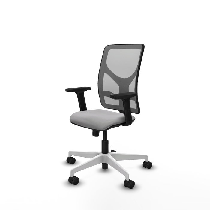 PIQUERAS Y CRESPO Silla de oficina Motilla con mecanismo Sincro, Gris