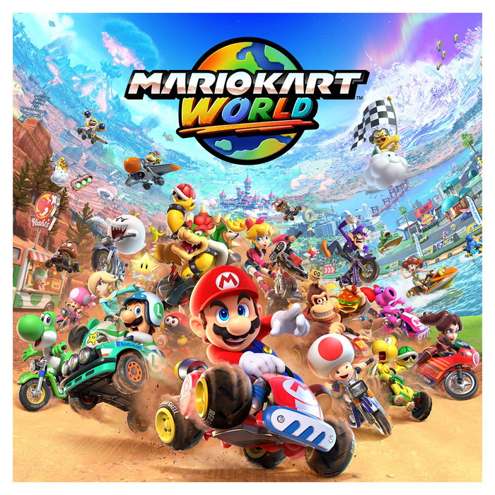 Nintendo Mario Kart World - Standard Edition para Nintendo Switch 2 | Juego de Carreras | Multilingüe (ES, EN, FR, JP y más) | ESRB E