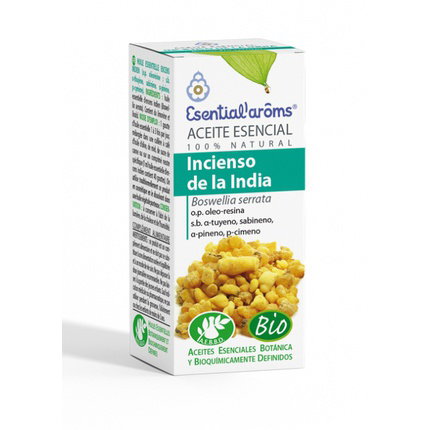 ESENTIAL AROMS Aceite Esencial Incienso de la India BIO 5ml ESENTIAL AROMS Aceite Esencial Incienso de la India BIO 5ml