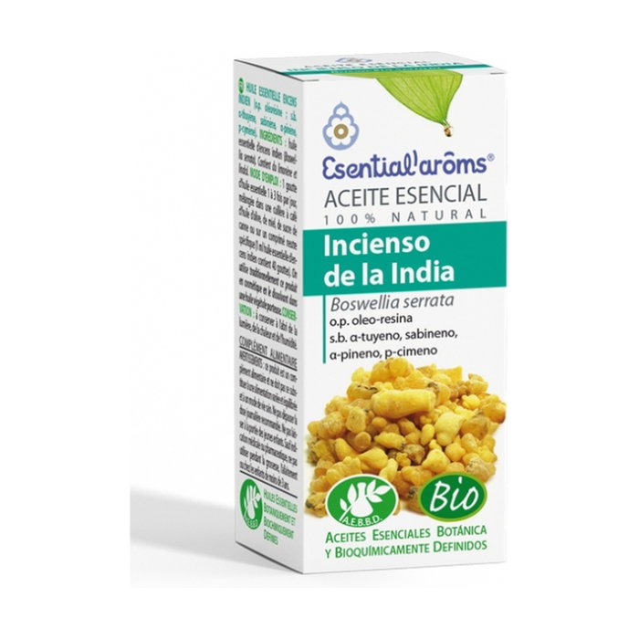 ESENTIAL AROMS Incienso de la India aceite esencial BIO 5 ml ESENTIAL AROMS Incienso de la India aceite esencial BIO 5 ml