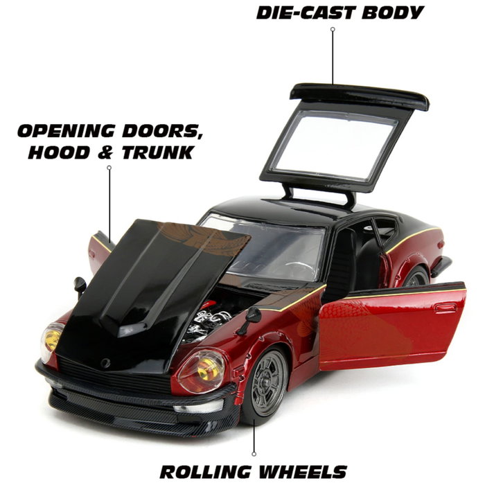 Jada Fast & Furious 1972 Datsun (F10) 1:24 Rojo