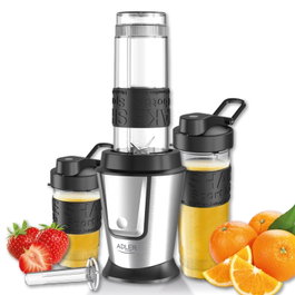 Adler AD 4081 Batidora Personal Srebrno-czarny